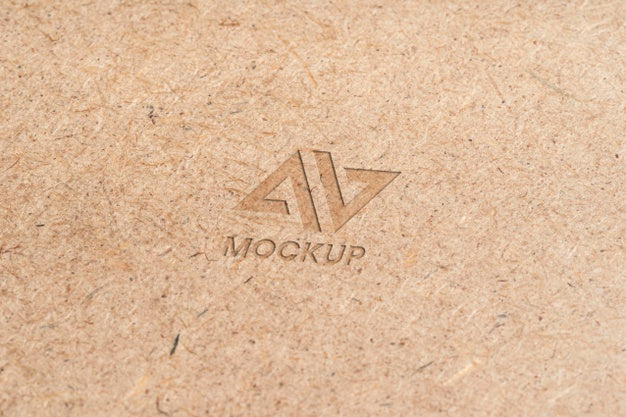 Free Capital Letter Mock-Up Logo Design Psd