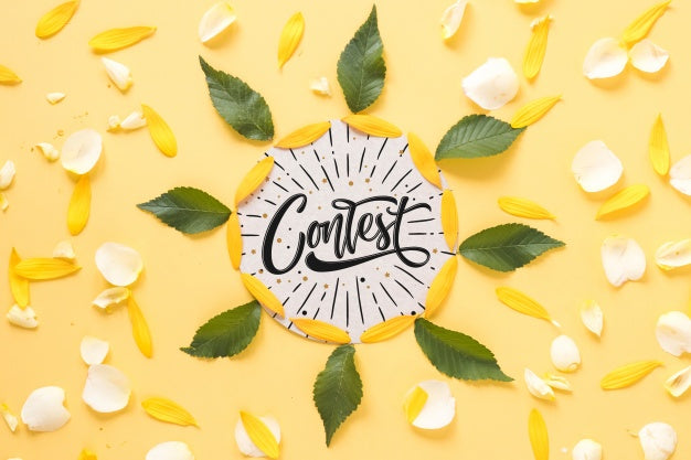 Free Circular Paper Mockup With Wedding Concept Psd