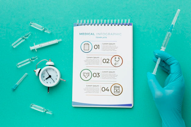 Free Close-Up Hand Holding Syringe Psd