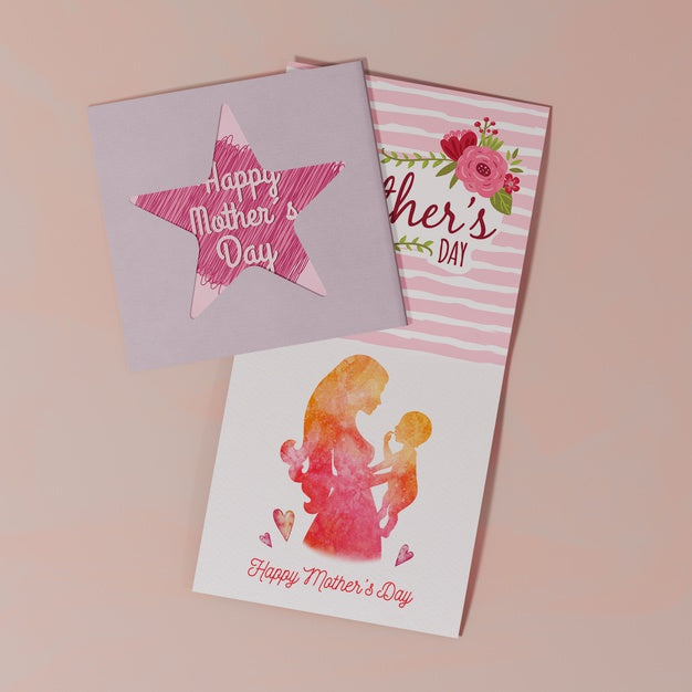Free Close-Up Mothers Day Greeting Card Psd