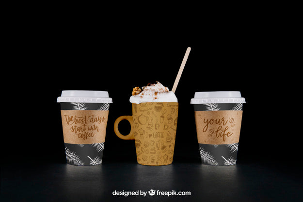 Free Coffee To Go Mockup Psd