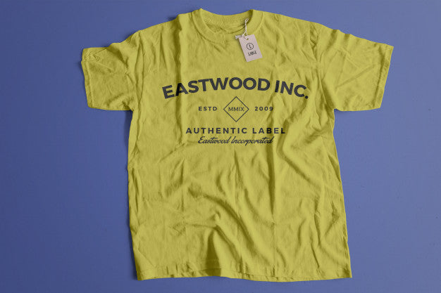 Free Color Tshirt Mockup Psd
