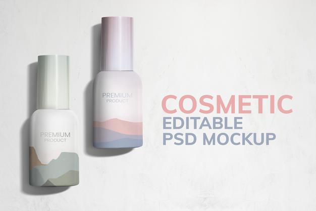 Free Colorful Cosmetic Boxes Mockup Product Packaging Advertiseme Psd