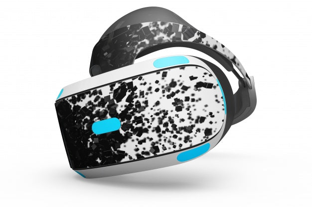 Free Colorful Gear Vr Mockup Psd