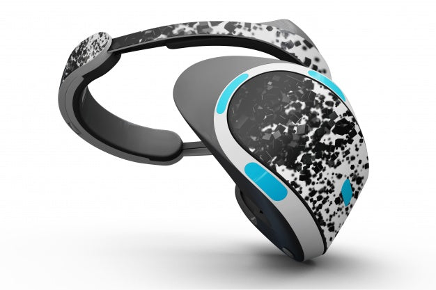 Free Colorful Gear Vr Mockup Psd