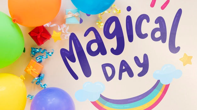 Free Colorful Happy Birthday Concept Psd