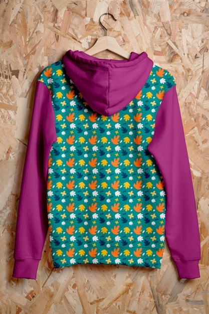 Free Colorful Shirt Concept Mock-Up Psd