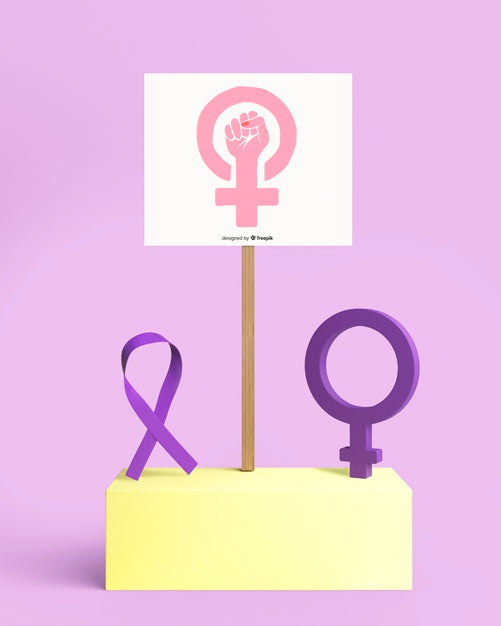 Free Colourful Girl Power Concept Assortment Psd