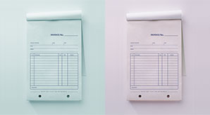 Free Company Retail Invoice Pad Mockup Psd