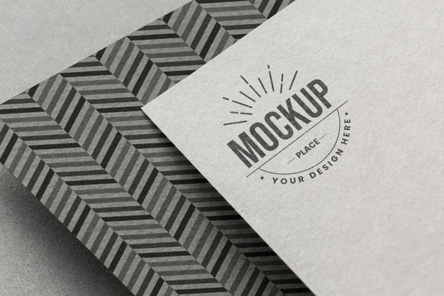 Free Composition With Company Branding Card Mock-Up Psd