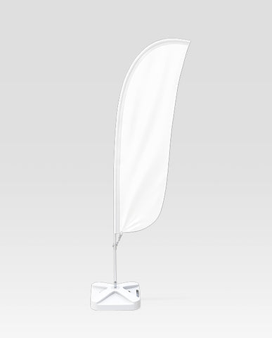 Free Convex Feather Flag Mockup