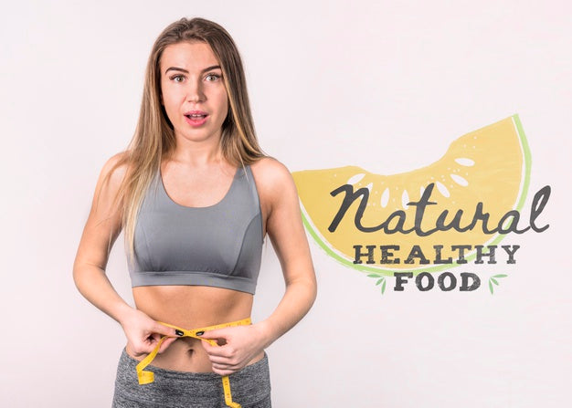 Free Copyspace Mockup With Healthy Food Concept Psd