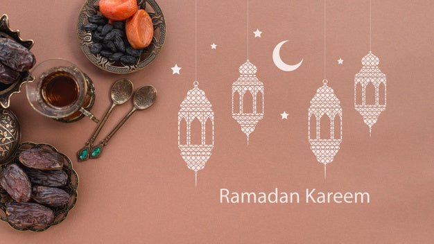 Free Copyspace Mockup With Ramadan Concept Psd