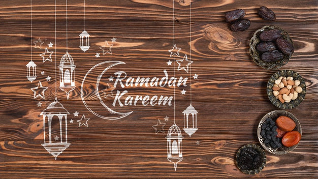 Free Copyspace Mockup With Ramadan Concept Psd