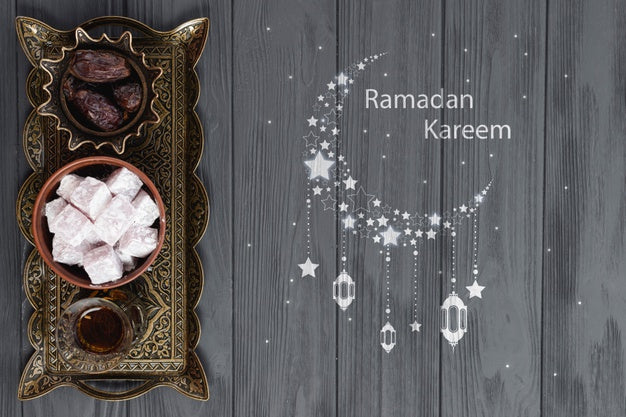 Free Copyspace Mockup With Ramadan Concept Psd