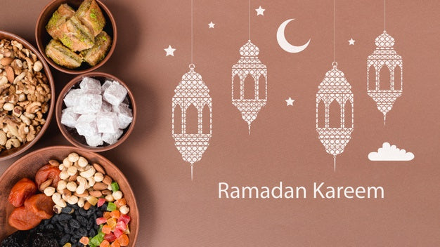 Free Copyspace Mockup With Ramadan Concept Psd