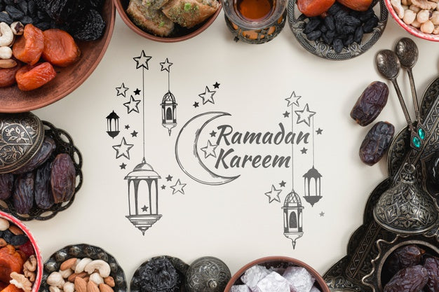 Free Copyspace Mockup With Ramadan Concept Psd