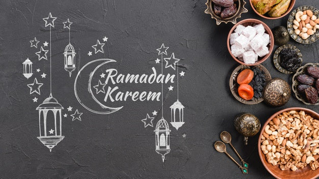 Free Copyspace Mockup With Ramadan Concept Psd