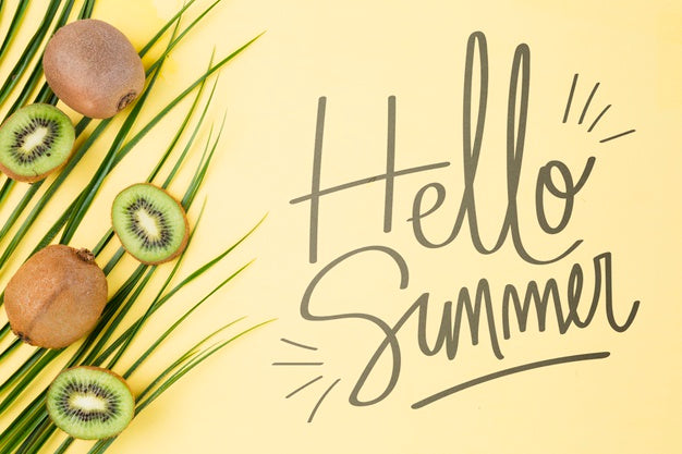 Free Copyspace Mockup With Summer Concept Psd