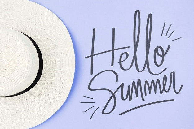 Free Copyspace Mockup With Summer Concept Psd