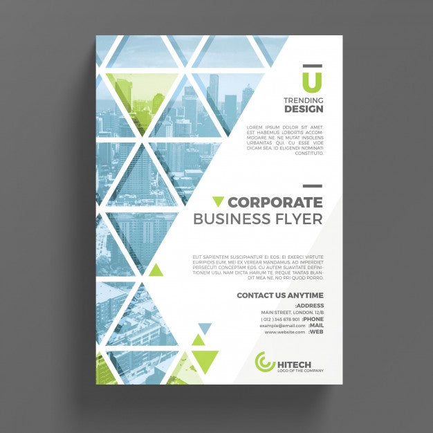 Free Corporate Flyer Mockup Psd