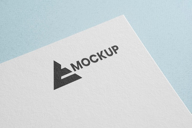 Free Corporate Identity Mock-Up Logo With Pyramid Psd