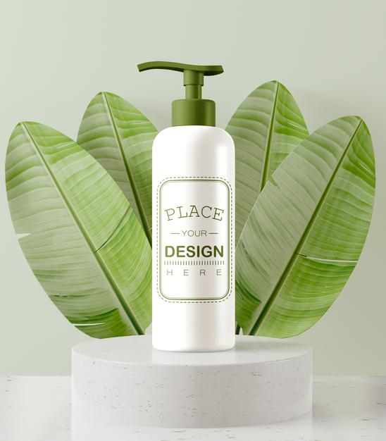 Free Cosmetic Product Packaging Mockup Psd