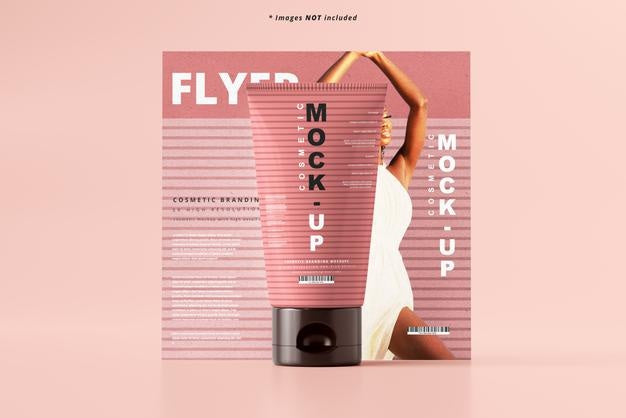 Free Cosmetic Tube Mockup Psd