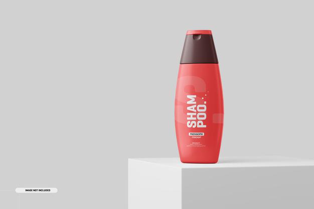 Free Cosmetics Shampoo Bottle Jar Mockup Psd