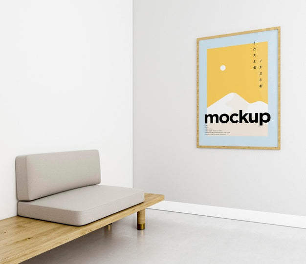 Free Cozy Home Assortment With Frame Mock-Up Psd
