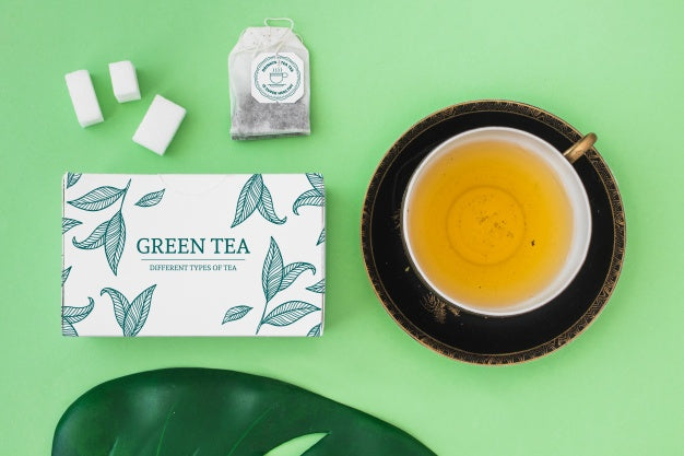 Free Creative Tea Mockup Psd