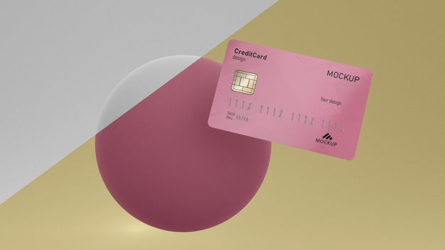 Free Credit Card Mockup Psd