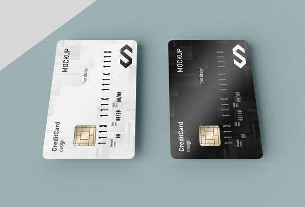 Free Credit Card Mockup Psd