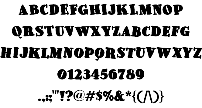 Free Pleasingly Plump Font