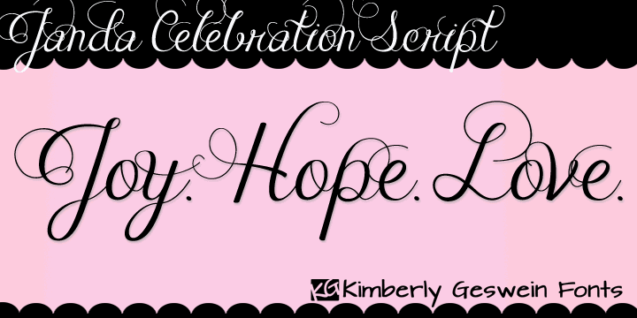 Free Janda Celebration Script Font