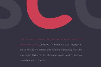 Free Cajito Font Family Demo