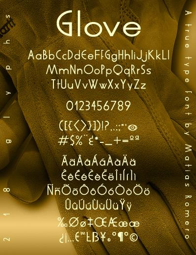 Free Glove Font