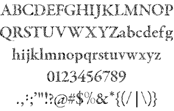 Free Tribal Garamond Font