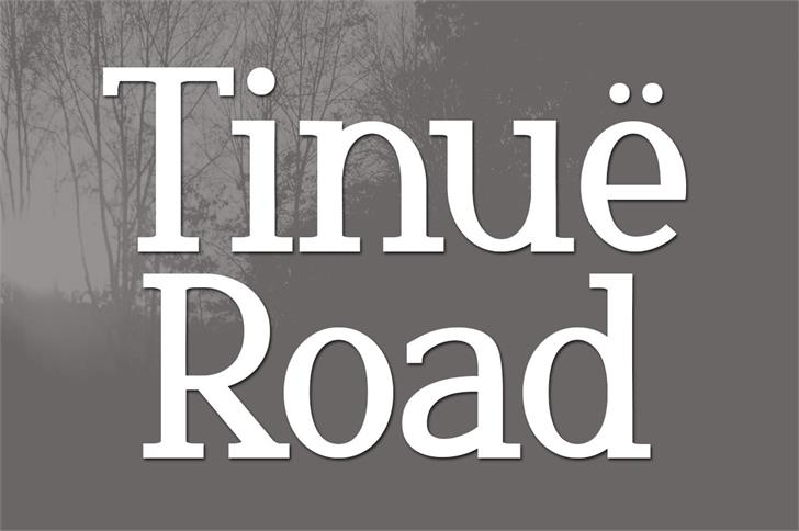 Free Tinuë Road Font