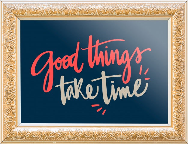 Free Decorative Frame Mockup With Quote Concept Psd