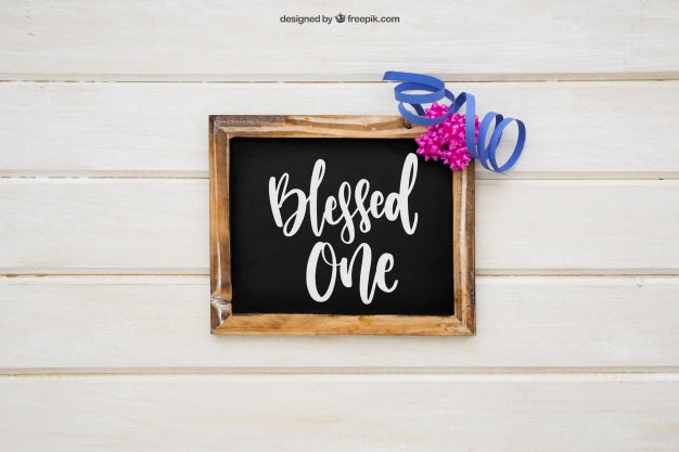 Free Decorative Party Composition With Slate Psd