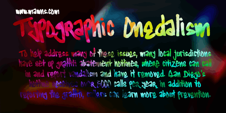 Free Typographic Onedalism Font