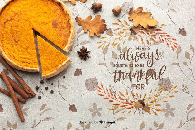 Free Delicious Pie Prepared For Thanksgiving Day Psd