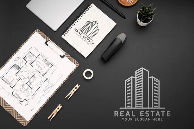 Free Desk Assortment Mock-Up Psd