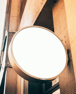 Free Download Mockup Wall Signange