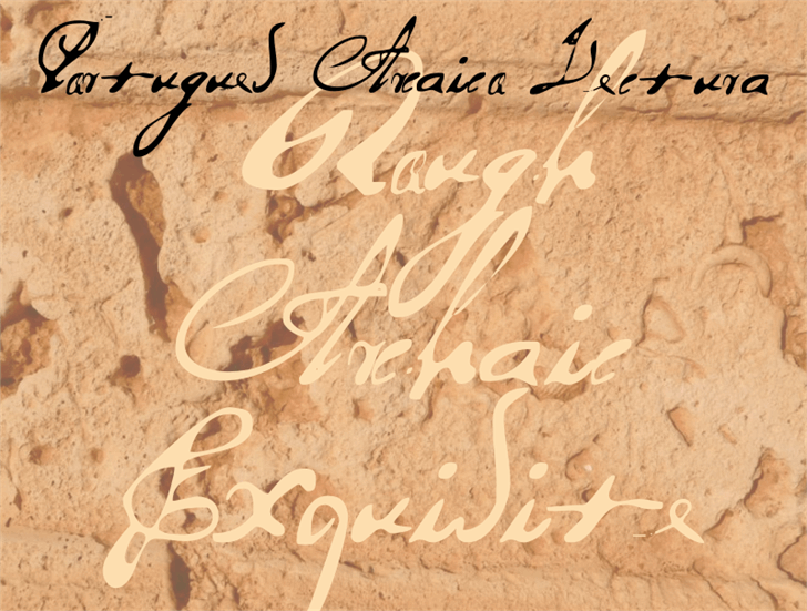 Free PortuguesArcaicoLectura Font