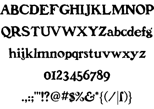 Free Benjamin Franklin Font