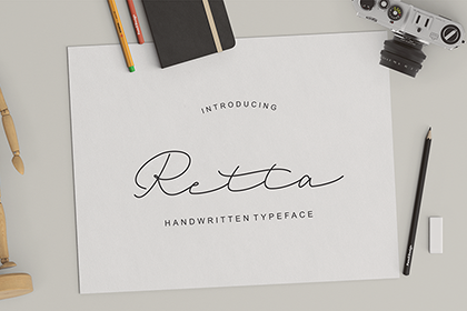 Free Retta Handwriting Demo