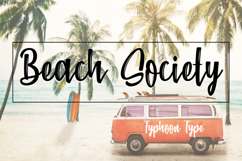 Free Beach Society Font