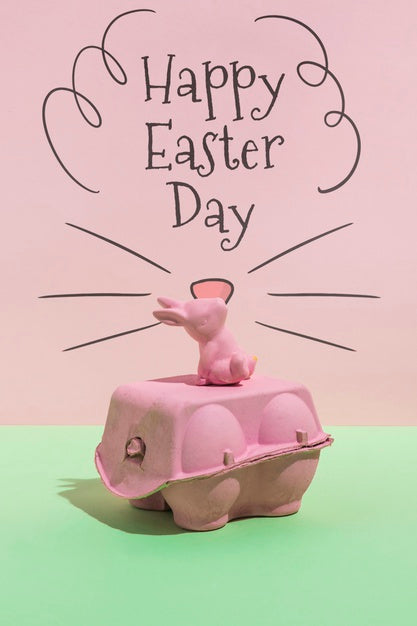 Free Easter Mockup With Copyspace For Text Or Logo Psd